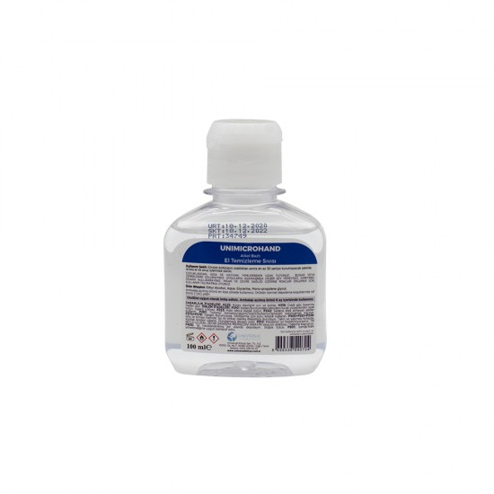 UNIMICROHAND -Alkol Bazlı El Temizleme Sıvısı 100 ML
